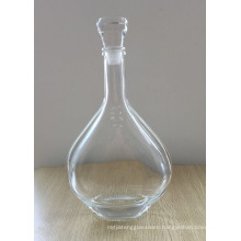 Clear Glass whisky decanter With stopper-Round Shape.